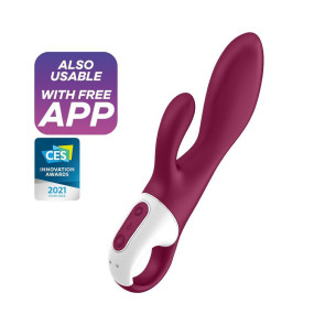 SATISFYER HEATED AFFAIR -  APP CONTROLLED WARMING RABBIT