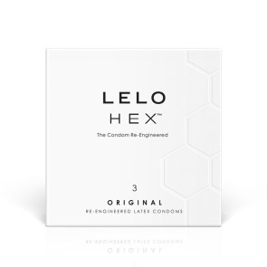 LELO Hex Original Condoms 3 Pack