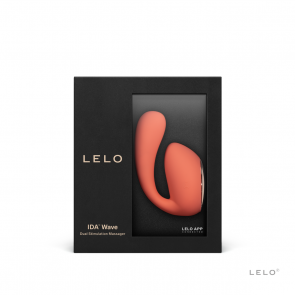 LELO IDA WAVE - COUPLES APP CONTROLLED VIBRATOR - CORAL RED