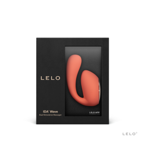 LELO IDA WAVE - COUPLES APP CONTROLLED VIBRATOR - CORAL RED