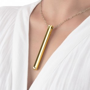 Le Wand Necklace Rechargeable Vibrator - Gold