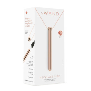 Le Wand Necklace Rechargeable Vibrator - Rose Gold