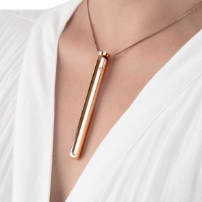 Le Wand Necklace Rechargeable Vibrator - Rose Gold