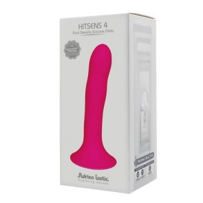 CUSHIONED CORE SUCTION CUP SLIM SILICONE DILDO 6.8 INCH