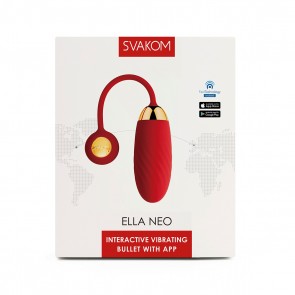 Svakom Ella Neo Red Interactive Remote Vibrating Egg