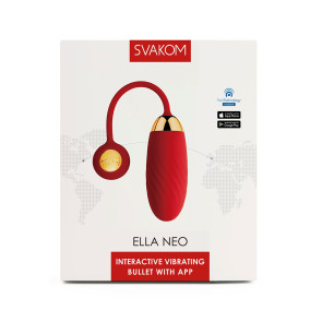 Svakom Ella Neo Red Interactive Remote Vibrating Egg