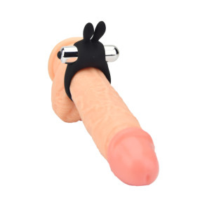 JOYRINGS SILICONE RABBIT VIBRATING COCK RING