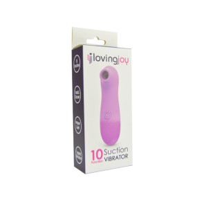 Loving Joy 10 Function Clitoral Suction Vibrator Pink