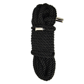 Bound to Please Silky Cotton Bondage Rope 10m Black