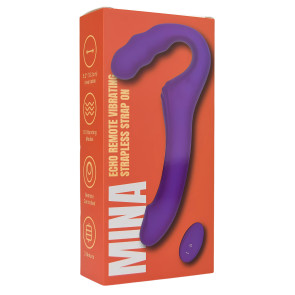 Mina Echo Remote Vibrating Strapless Strap On