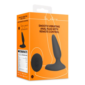 Smooth Beaded Vibrating Prostate Anal Plug with Remote Control
