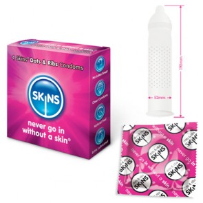 Skins Dots and Ribs Condoms