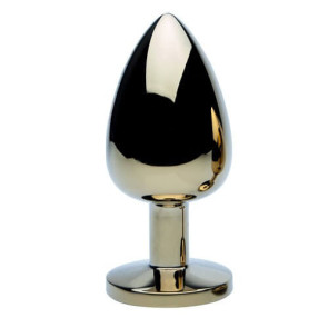 Precious Metals Gold Metal Butt Plug - Large