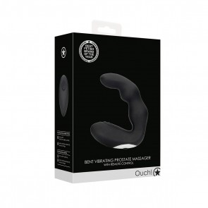 Bent Vibrating Prostate Massager with Remote Control