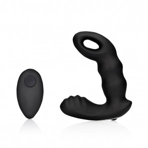 Beaded Vibrating Prostate Massager with Remote Control