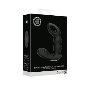 Beaded Vibrating Prostate Massager with Remote Control