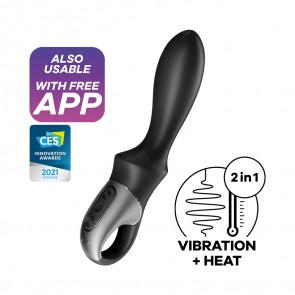 SATISFYER HEAT CLIMAX ANAL VIBRATOR WITH CONNECT APP