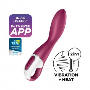 SATISFYER HEATED THRILL - WARMING APP CONTROLLED G-SPOT VIBE