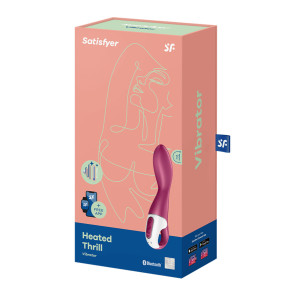 SATISFYER HEATED THRILL - WARMING APP CONTROLLED G-SPOT VIBE