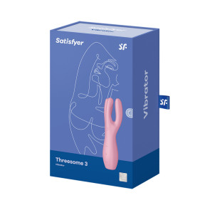 SATISFYER THREESOME 3 - TRIPLE MOTOR CLITORAL VIBRATOR