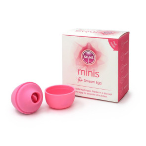 SKINS MINIS - THE SCREAM EGG - FLICKERING TONGUE CLITORAL STIMULATOR