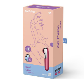 Satisfyer Dual Love App Enabled Clitoral Sucker & Vibrator